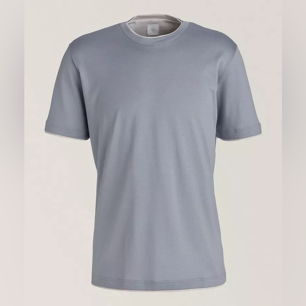 SOLD 💌 NWT Eleventy Tipped Giza T Shirt